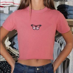 Brandy Melville Helen Butterfly Top